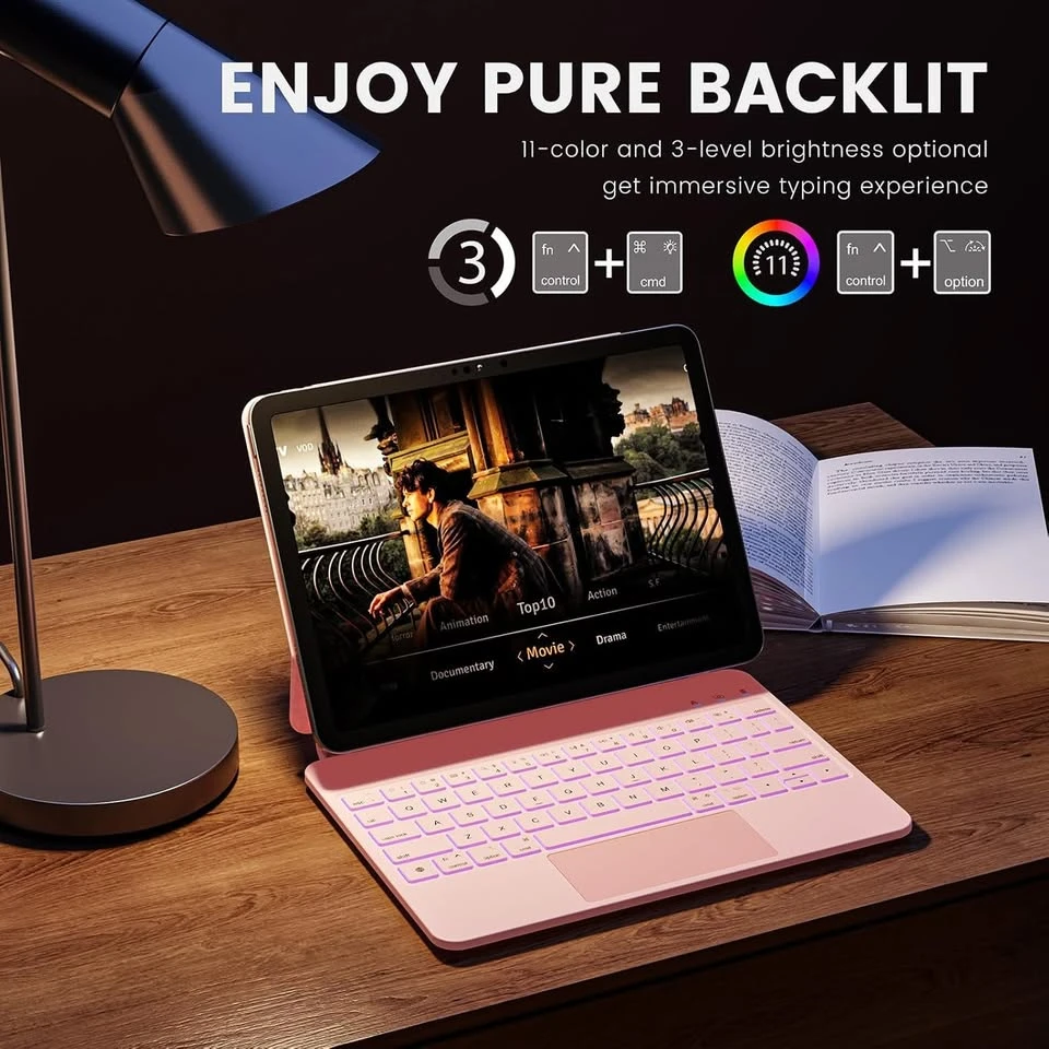 Multi-Touch Trackpad Keyboard Case for iPad 10th Gen - photo 2
