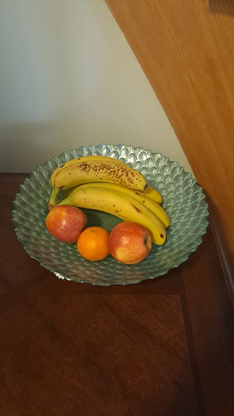 Decorative Glass Serving Platter - 32cm Diameter - photo 2