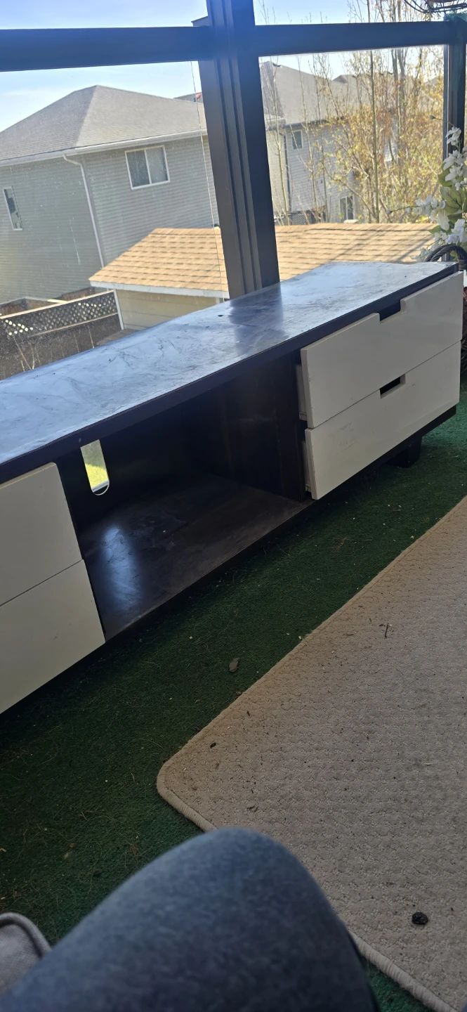 Media Console with Drawers