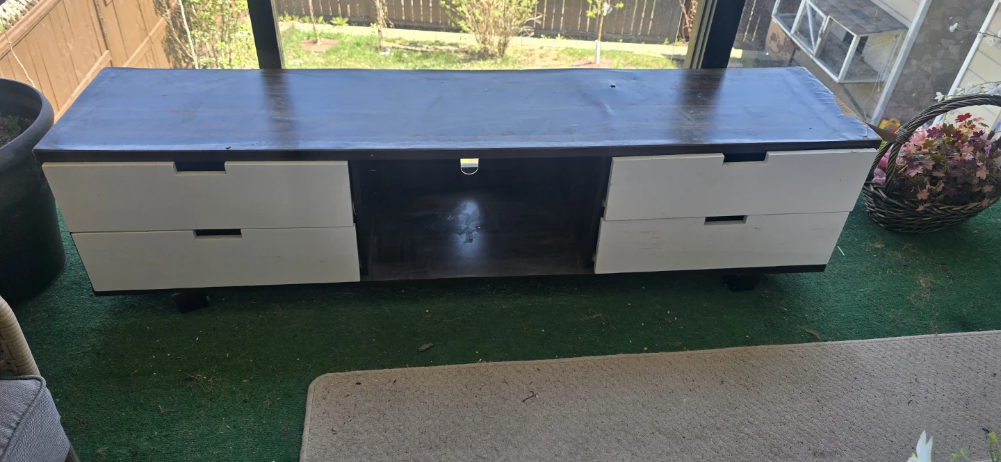 Media Console with Drawers - photo 2