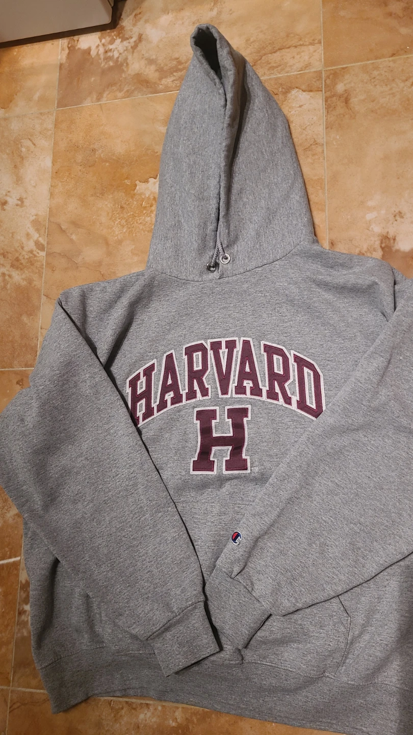 BRAND NEW Champion Harvard Hoodie XL Grey
