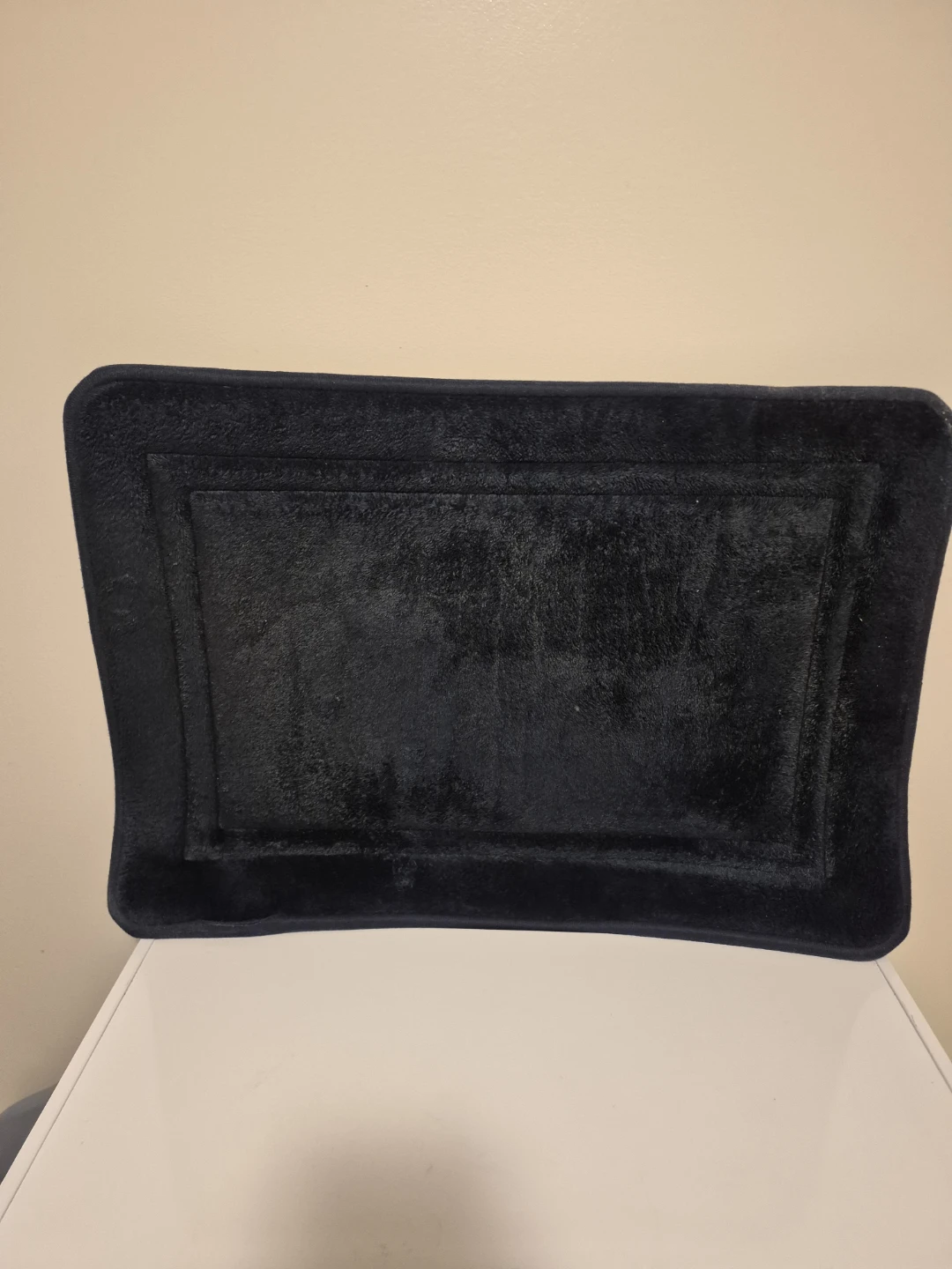 Dark Blue Plush Bath Mat
