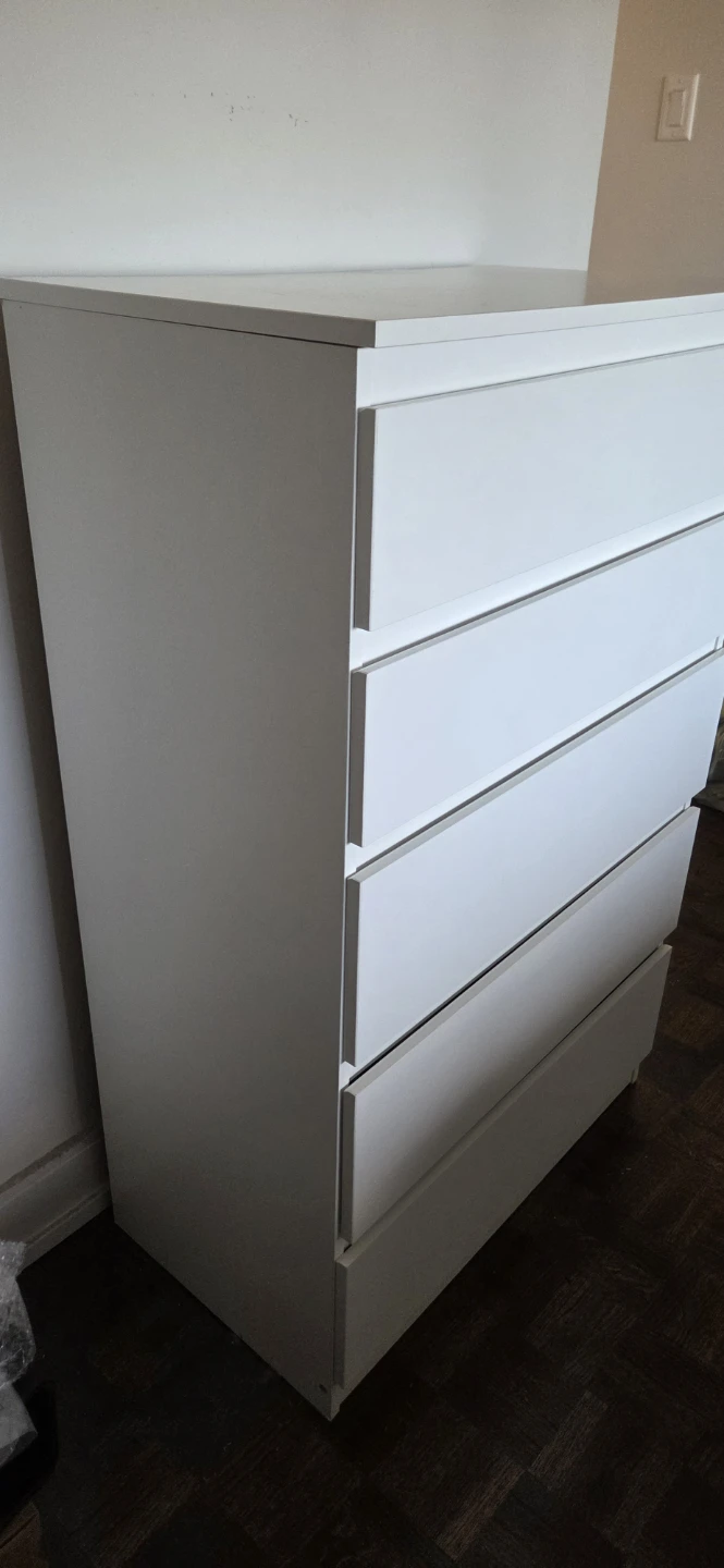 IKEA Kullen 5-Drawer Chest, White - photo 4