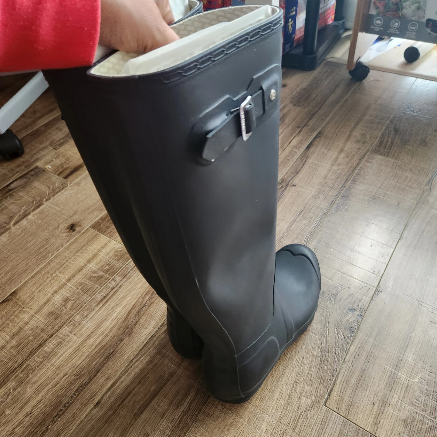 Hunter Black Rubber Tall Boots - photo 2
