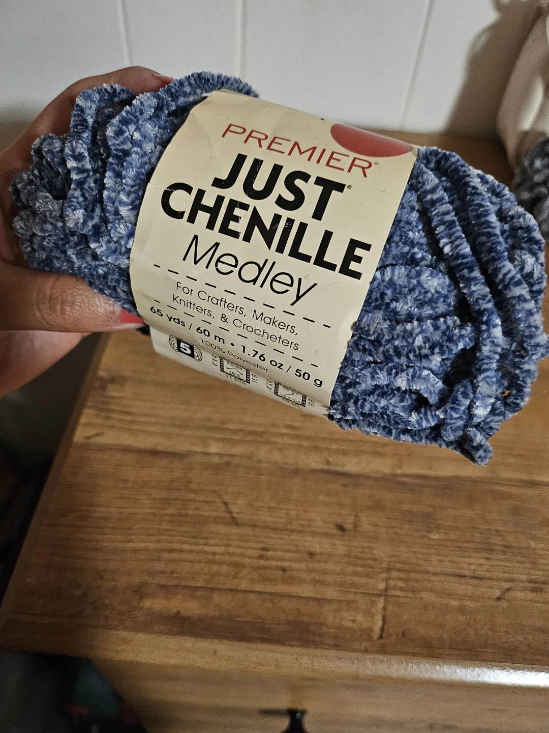 Premier Just Chenille Medley Yarn - Blue