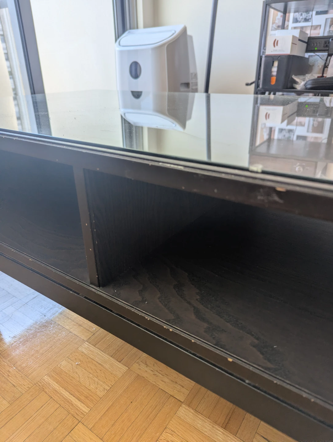 REGISSOR Ikea coffee table, glass top - photo 3