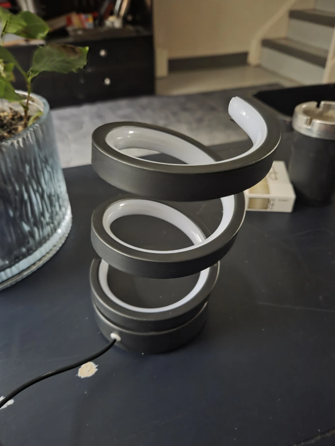 Modern Coil LED Table Lamp