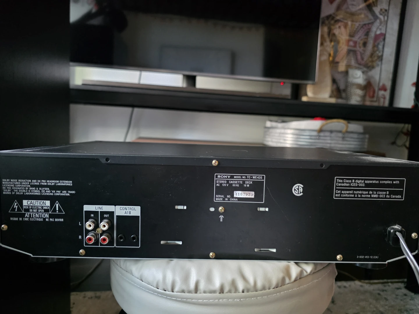 Sony TC-WE435 Stereo Cassette Deck - photo 2
