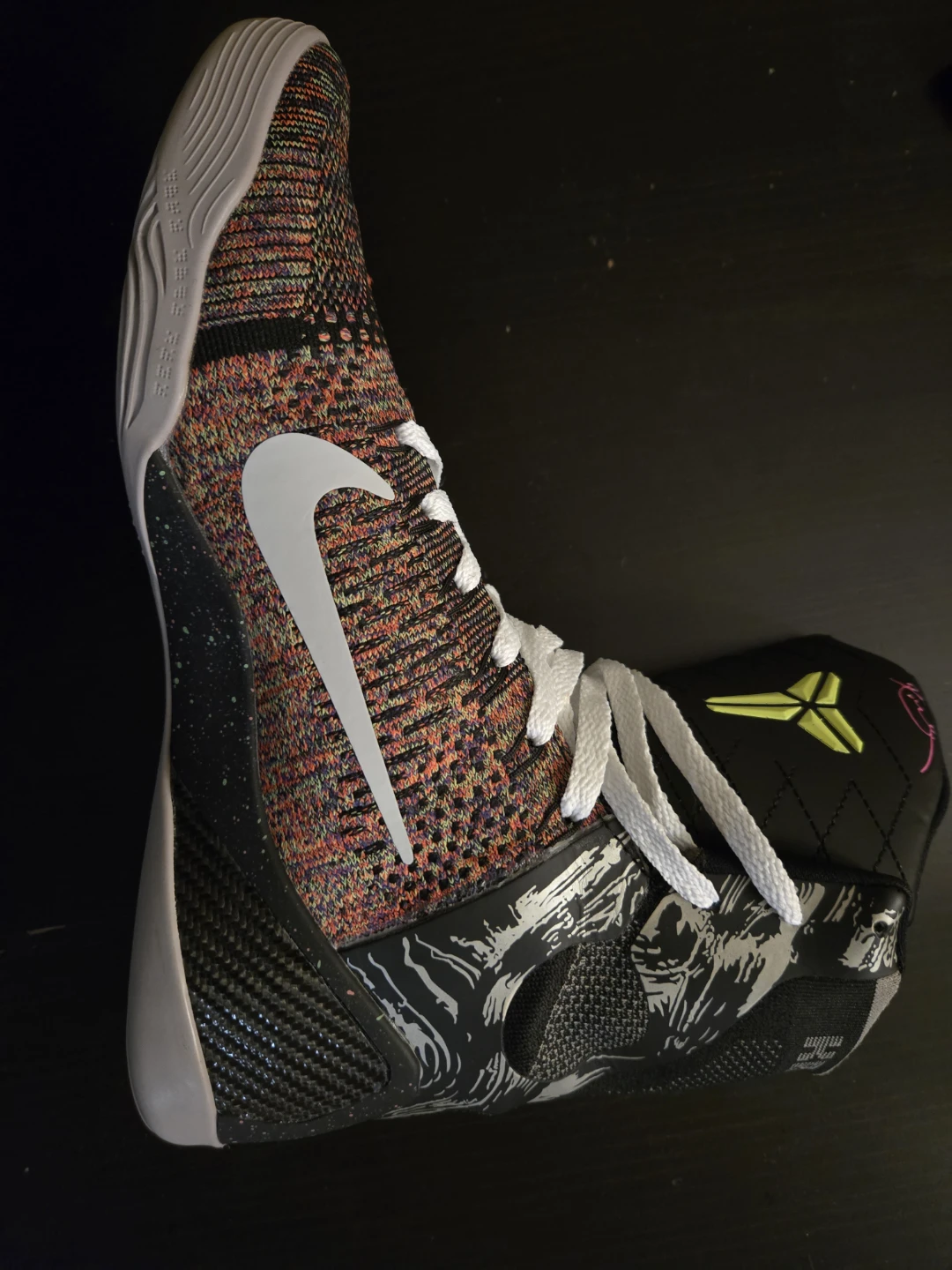 Nike Kobe 9 Elite Multicolor High Top Sneakers - photo 2