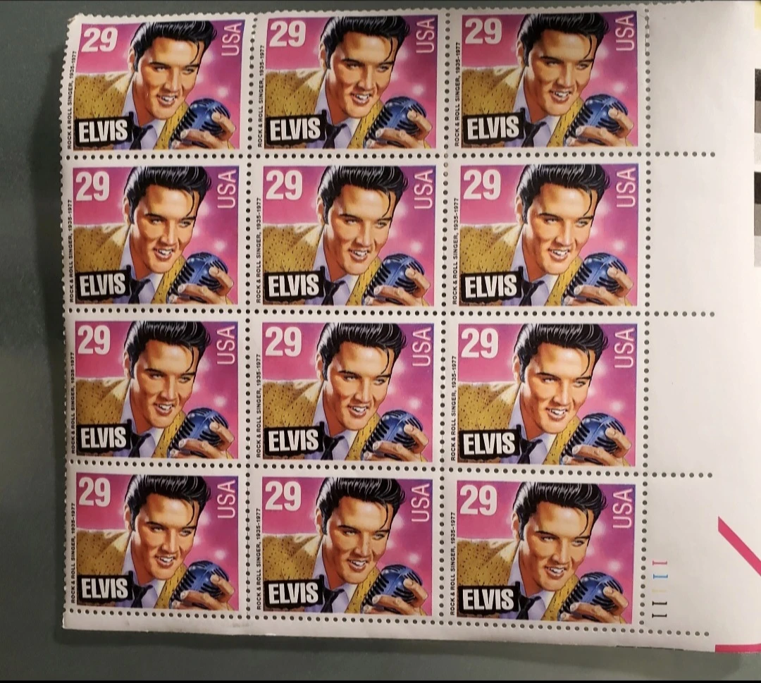 Elvis Presley 29 cent USA Postage Stamps (Sheet)