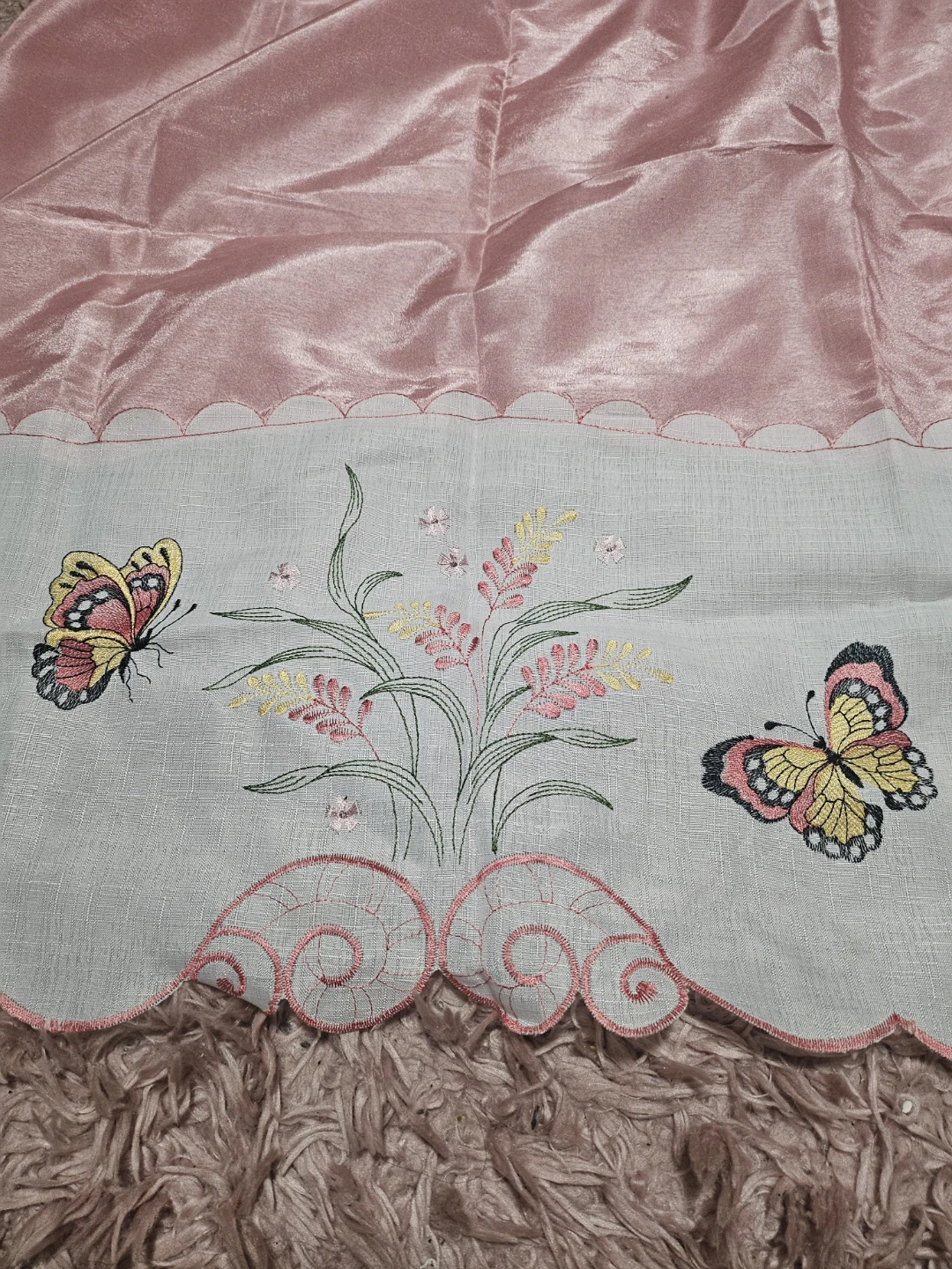 🦋 Stunning Vintage Butterfly Curtains Set 🦋 - photo 5
