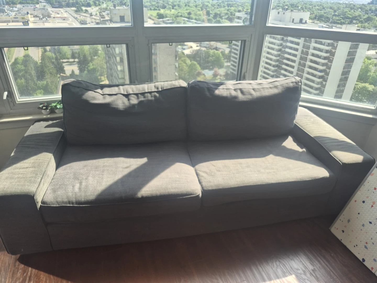 Grey Fabric Sofa