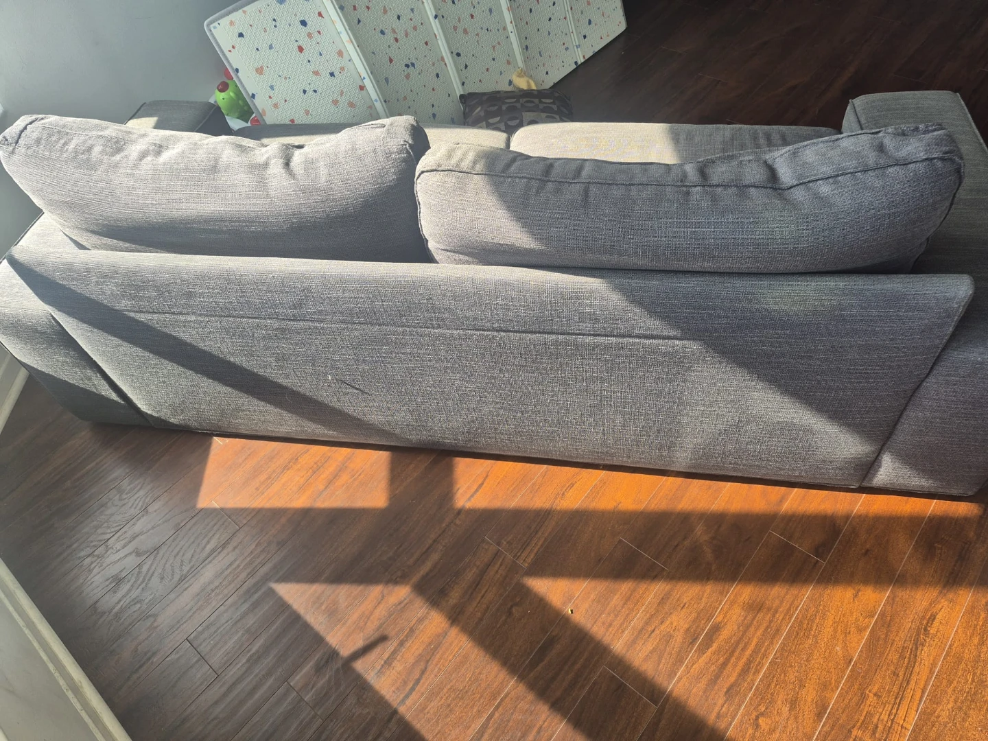 Grey Fabric Sofa - photo 3