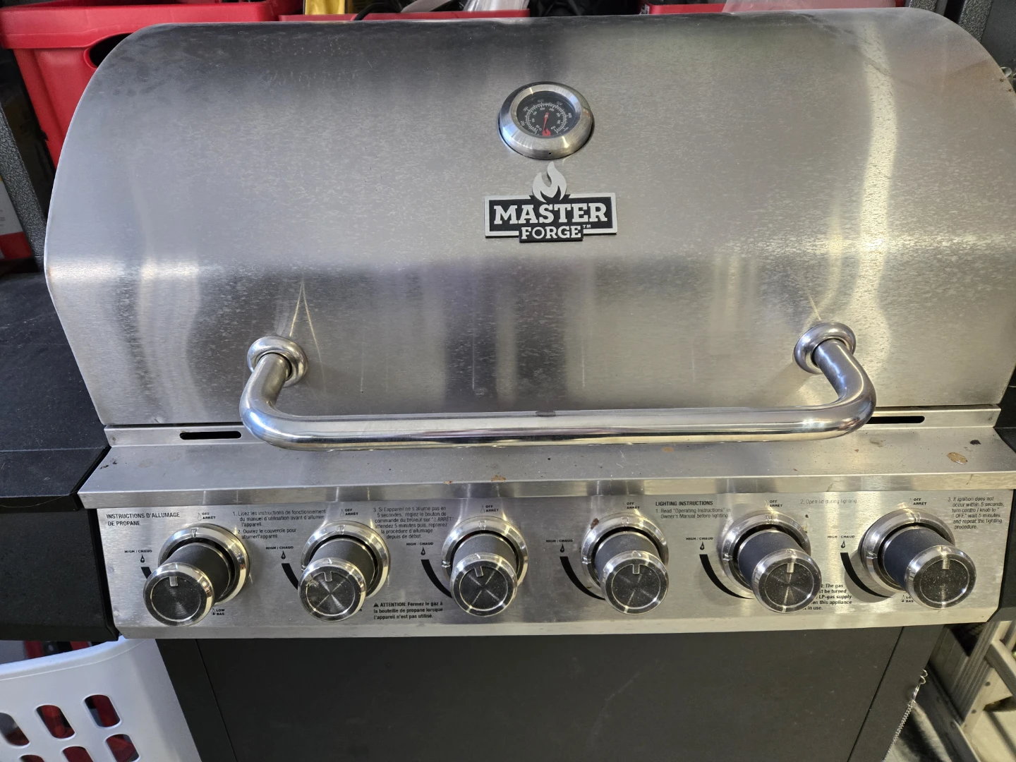 Master Forge Propane Grill with Side Burner - photo 3