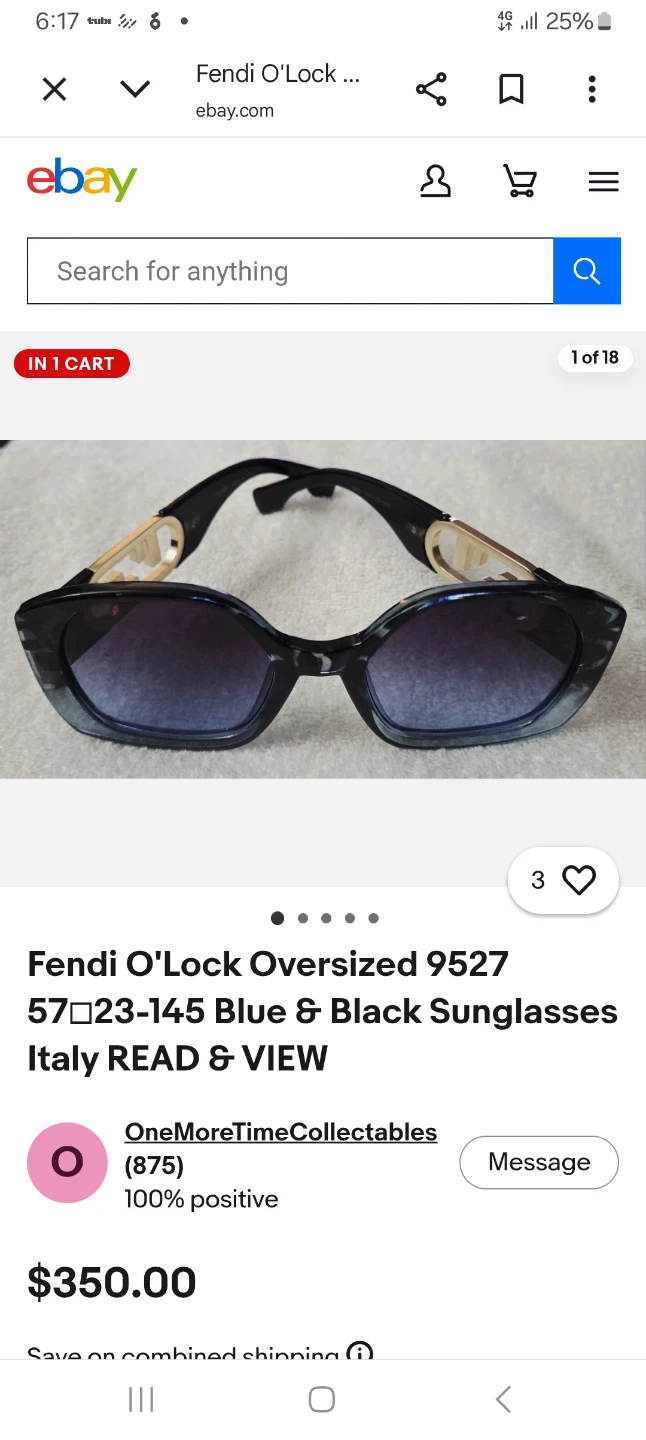 Fendi O'Lock Oversized Sunglasses - photo 3