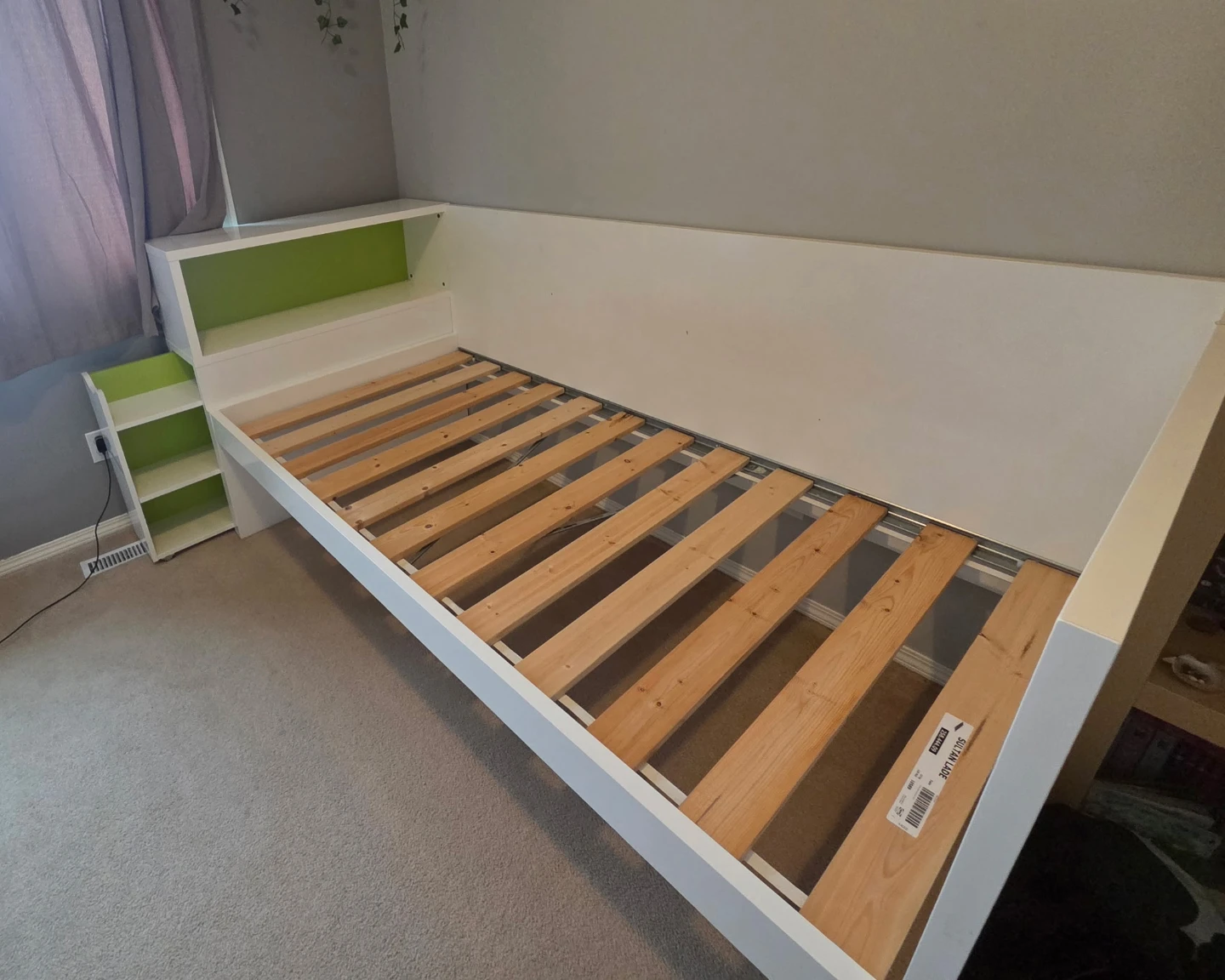 White Daybed with Shelving - photo 3