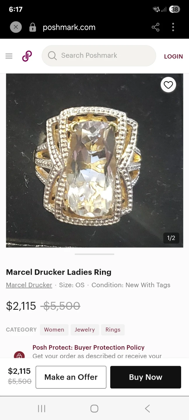 Marcel Drucker Ladies Ring