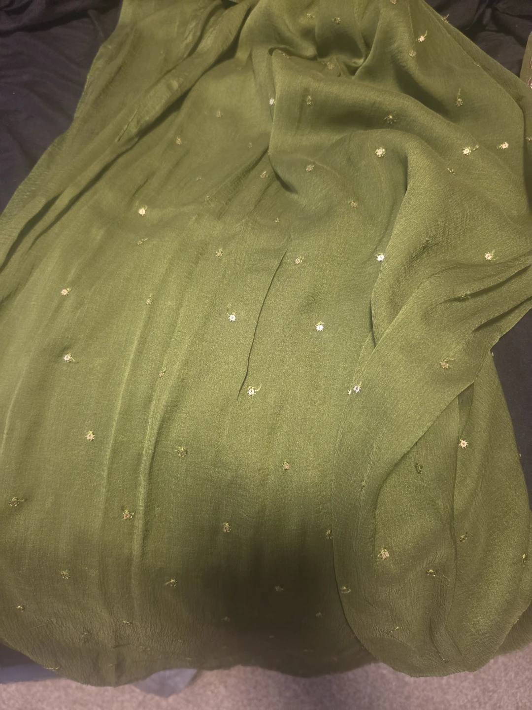 Embellished Green sharara - photo 3