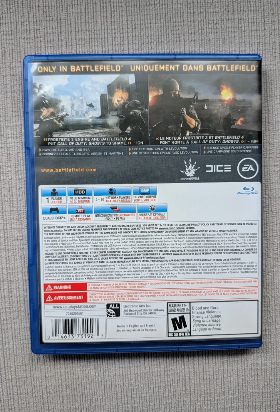 Battlefield 4 - PS4 Video Game - photo 2