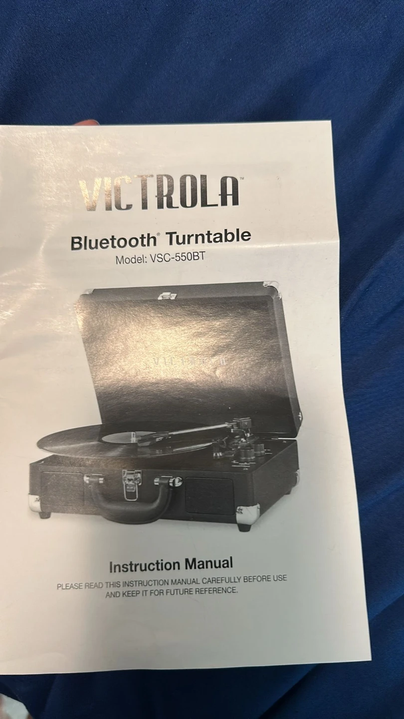 Victrola Bluetooth Turntable VSC-550BT - Teal - photo 3