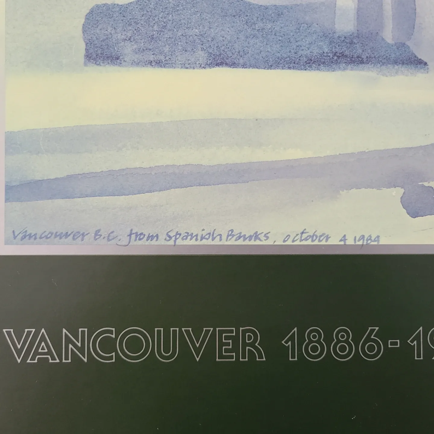 Vancouver 1886-1986 City of the Century Print by Toni Onley - photo 3