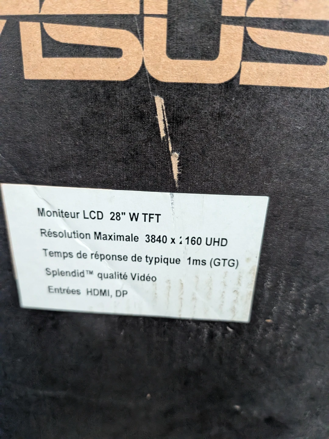 ASUS VP28U 28" LCD 4K Gaming Monitor - photo 3