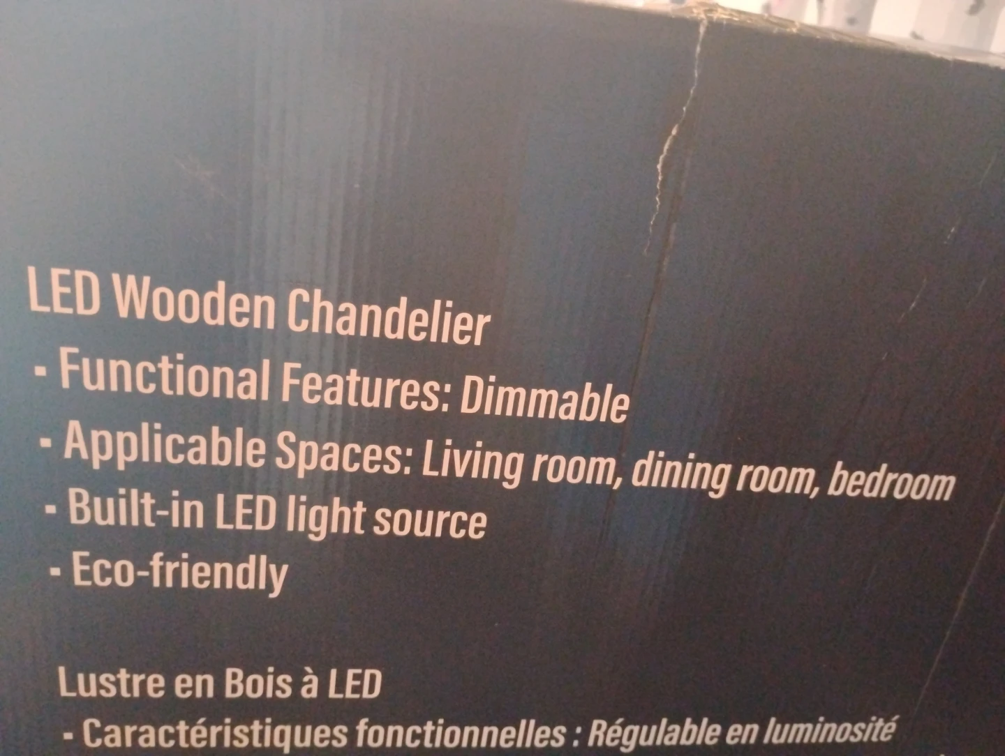 Tissa Home LED Wooden Chandelier - photo 5