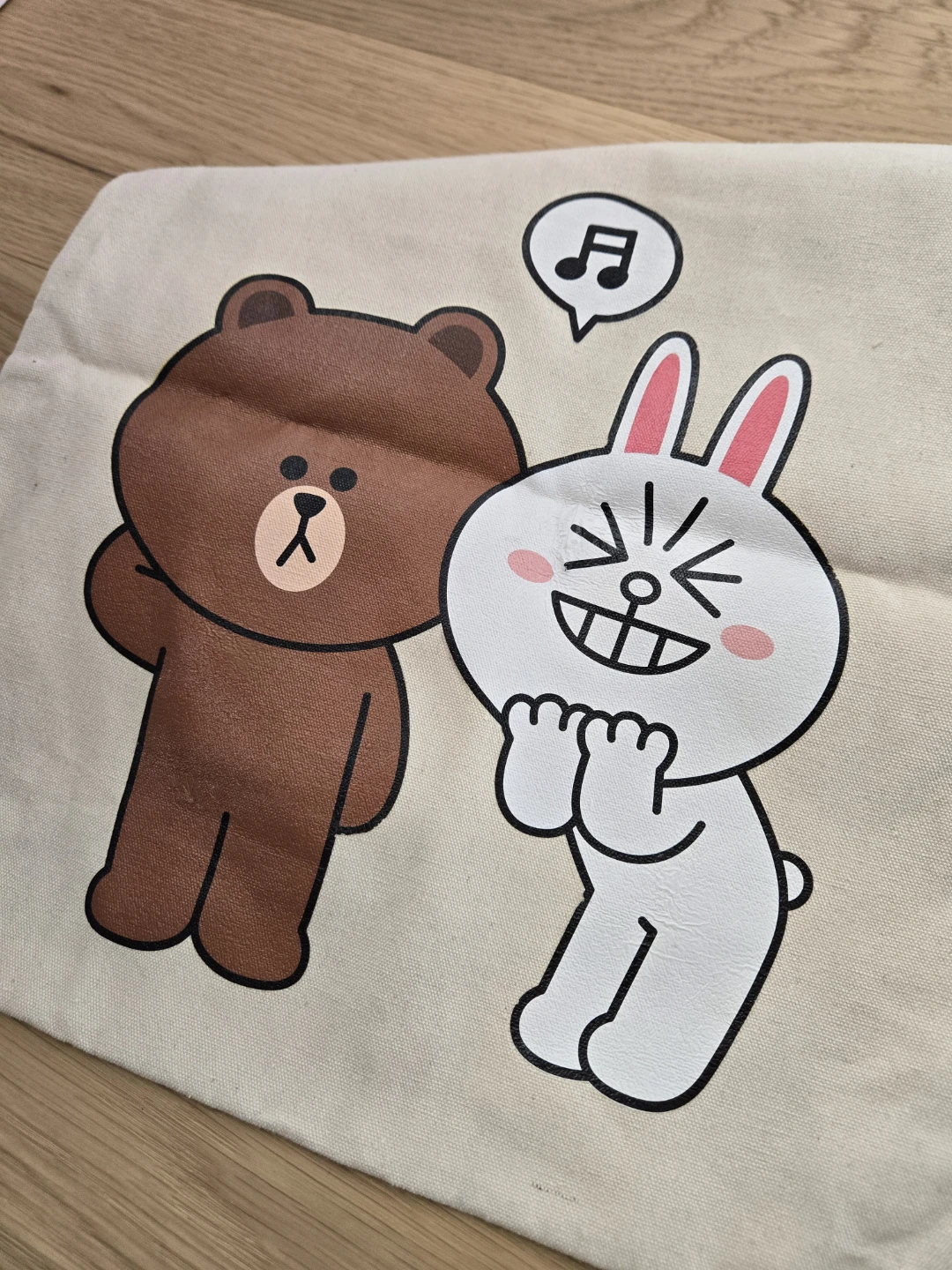LINE FRIENDS Bear Rabbit Tote Bag - photo 2