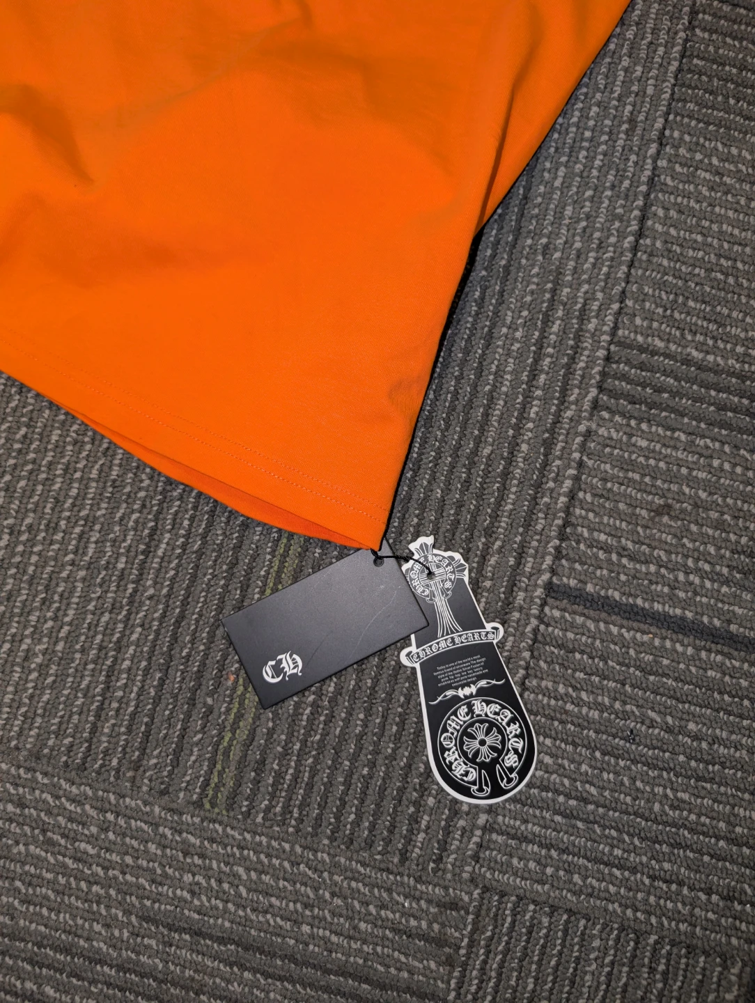 Chrome Hearts Long Sleeve Orange T-Shirt - photo 3
