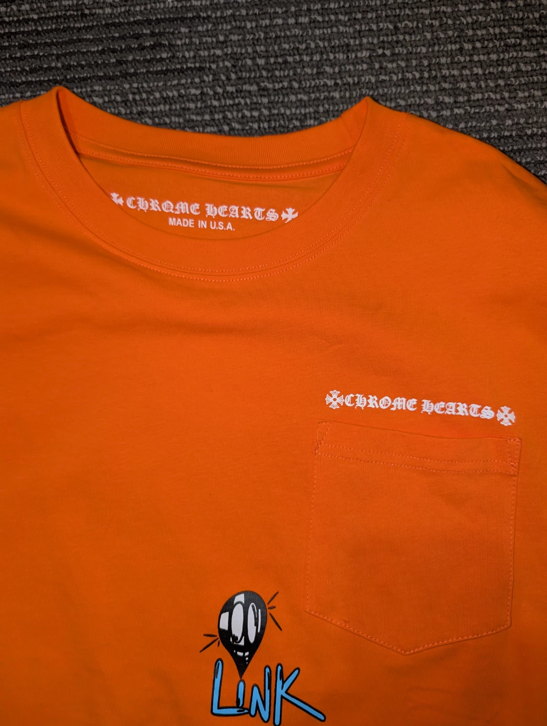 Chrome Hearts Long Sleeve Orange T-Shirt - photo 4