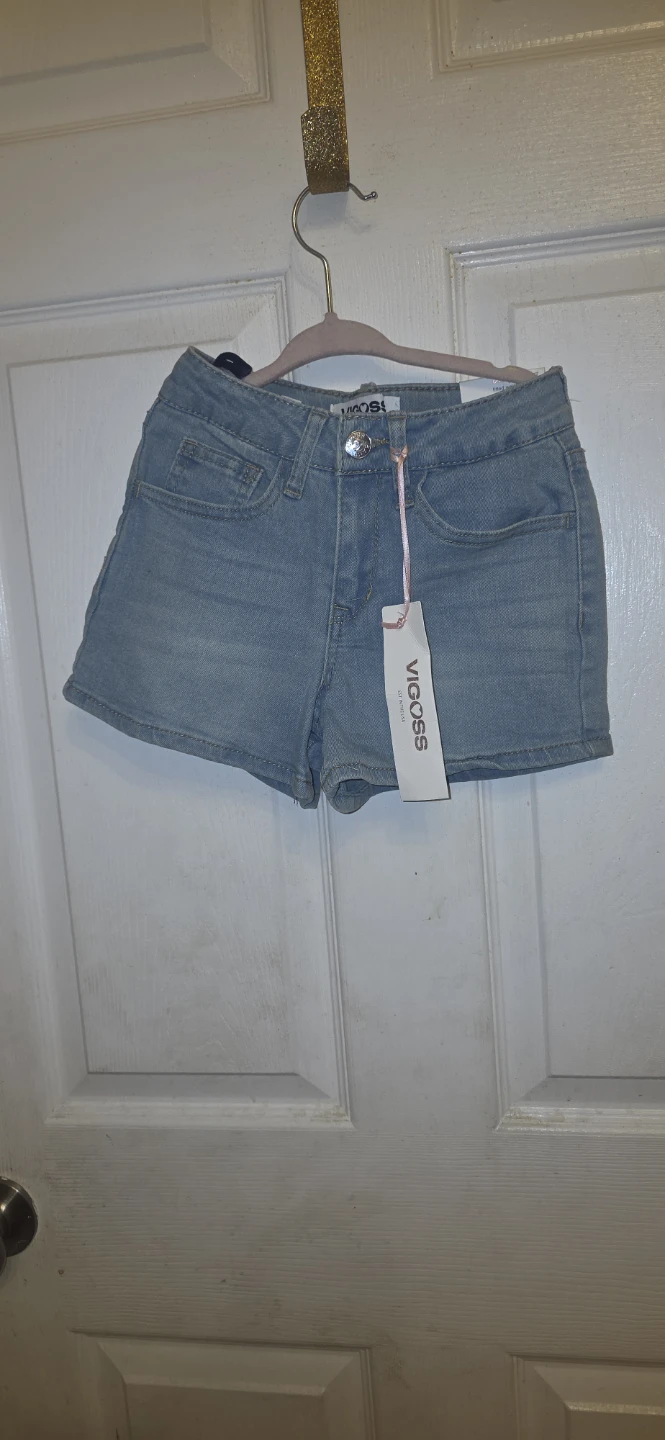 VIGOSS Girls Denim Shorts Size 7