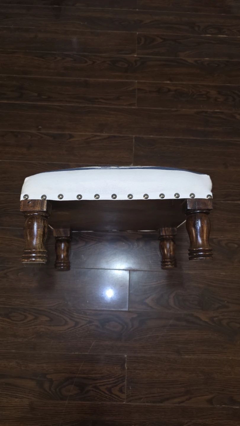 Tye-Dye Square Footstool - photo 2