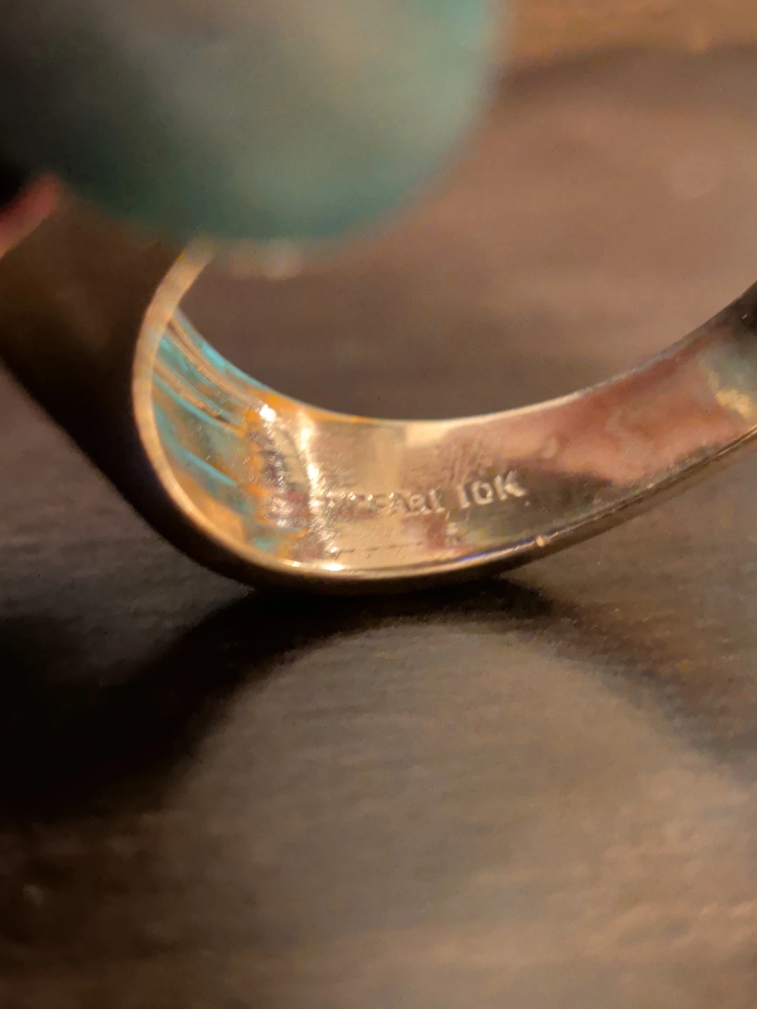 Gold Ring with Sapphire 10k gold - photo 3