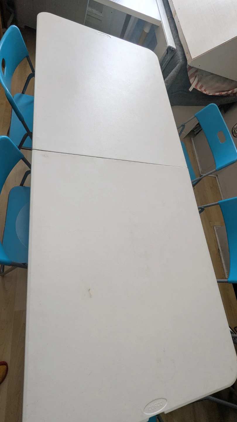 Cosco Folding Table + 4 Ikea Chairs