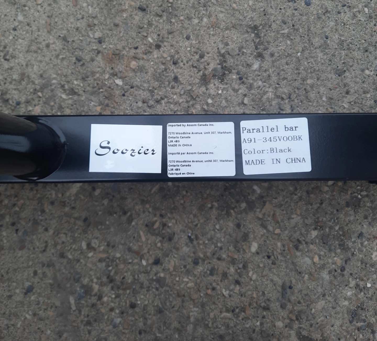 Soozier Parallel Bar Set - photo 2
