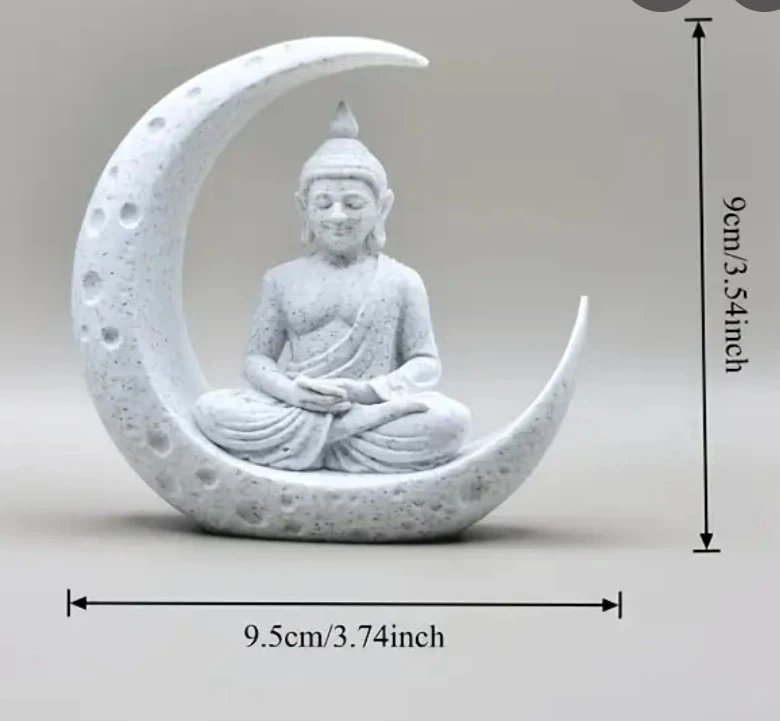 Buddha Moon Crescent Statue - photo 3