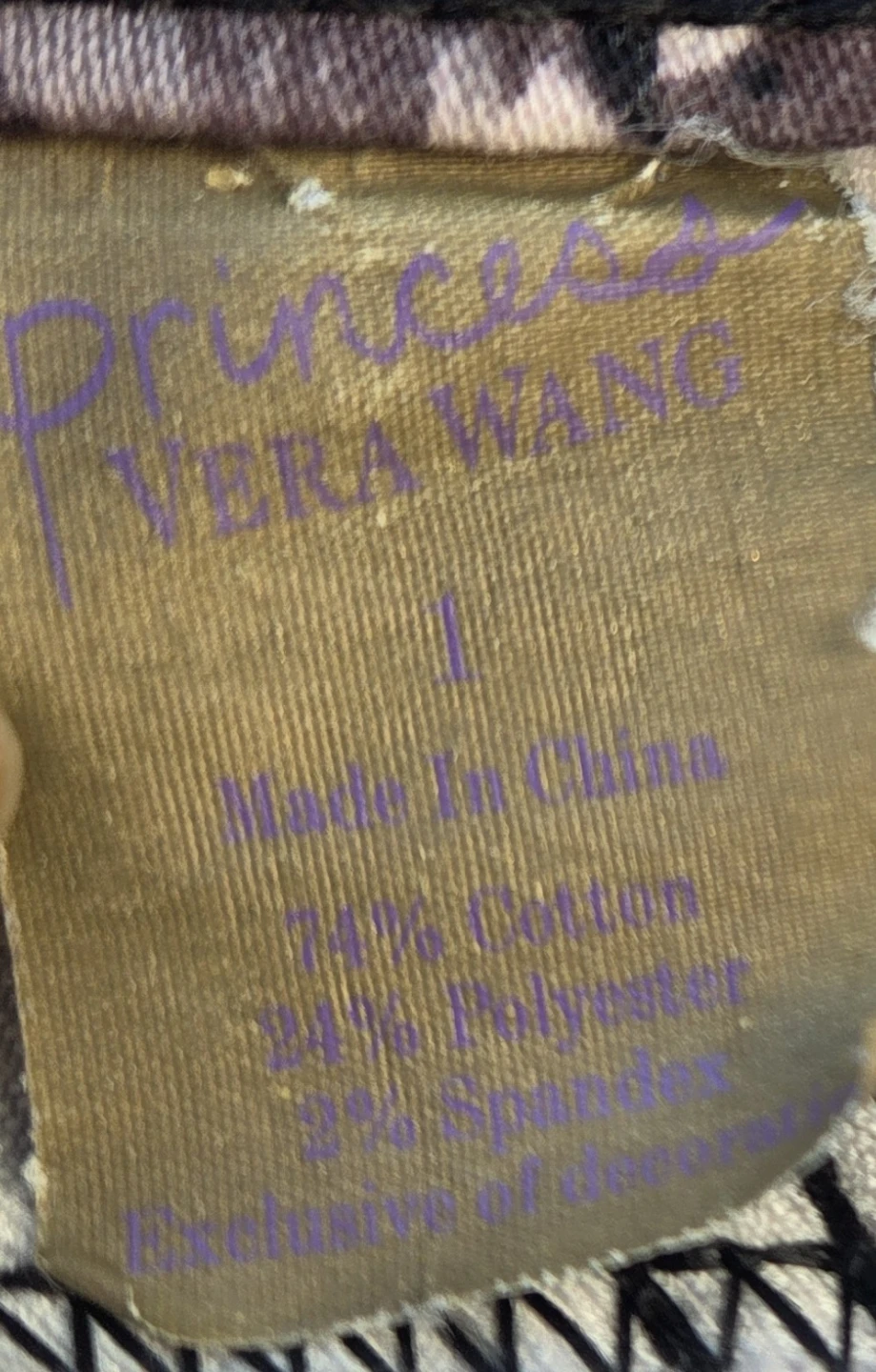 Princess Vera Wang Women's Printed Pants Size 1 - photo 5