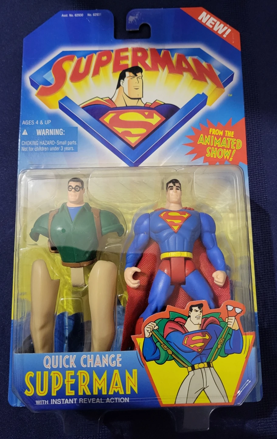 Superman Action Figures 1996