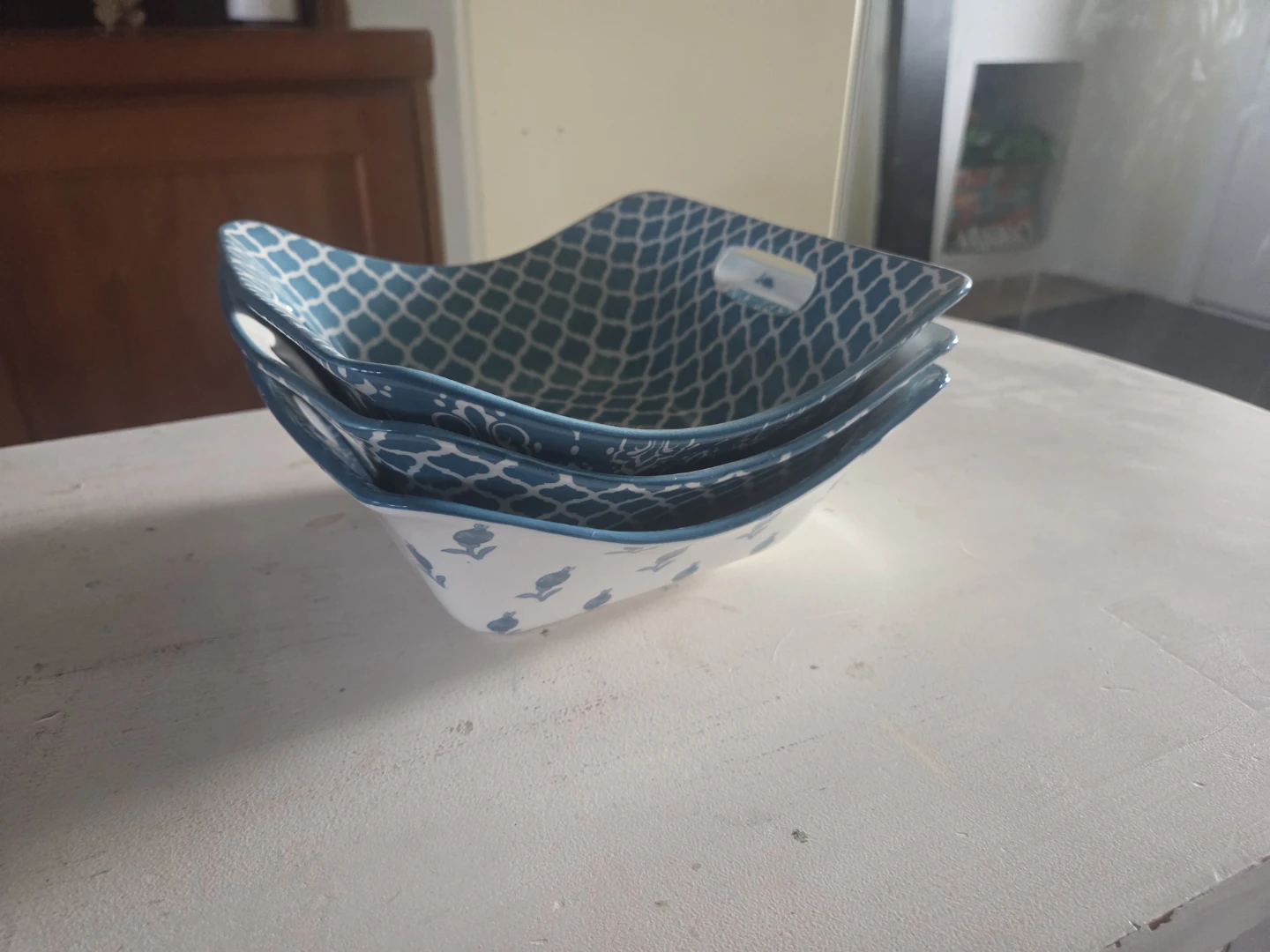 Set of 3 Ceramic Serving Bowls - photo 3