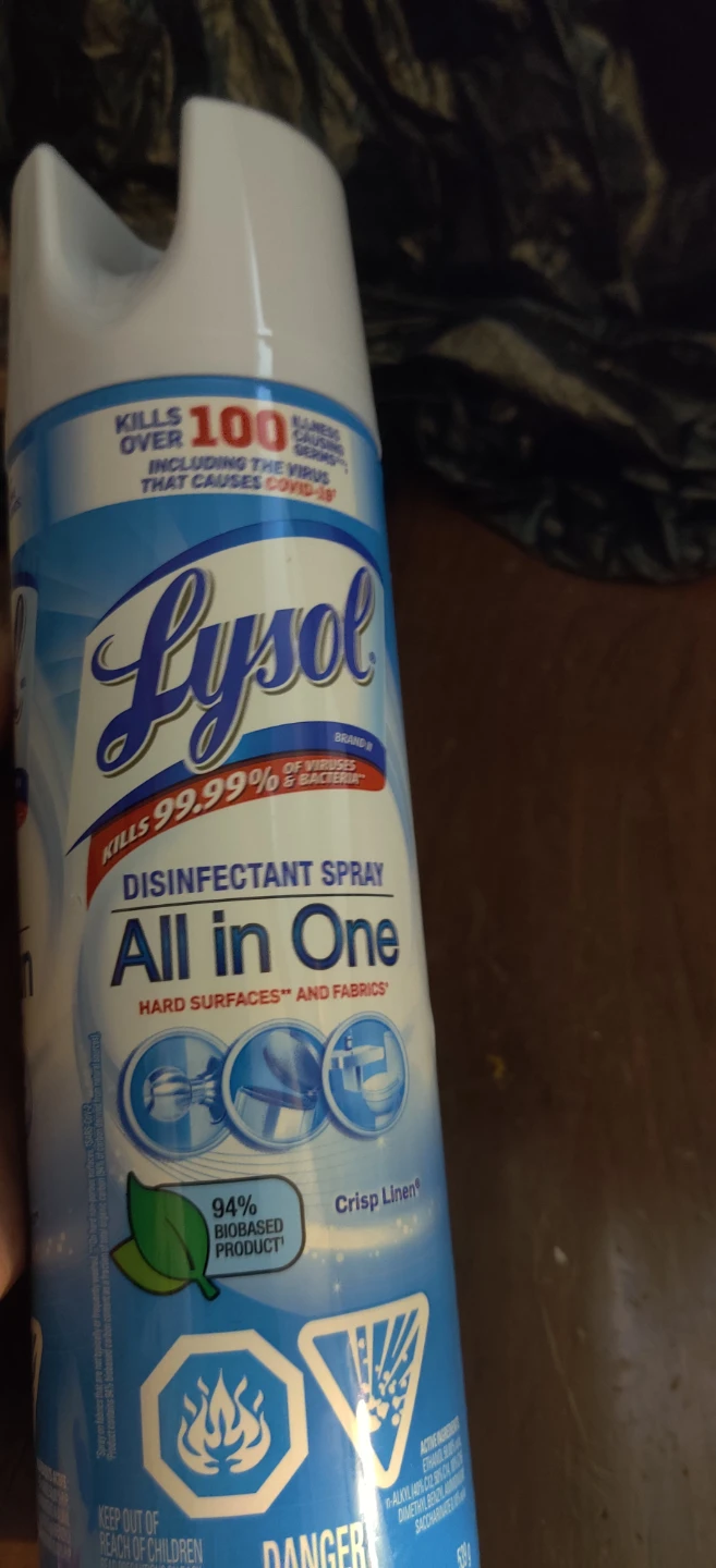 Lysol All In One Disinfectant Spray - Crisp Linen x2 - photo 5