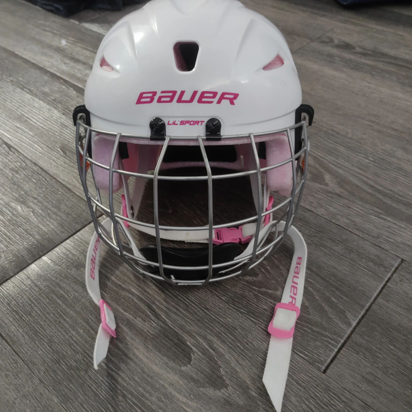 Bauer Lil' Sport Hockey Helmet with Cage - photo 2