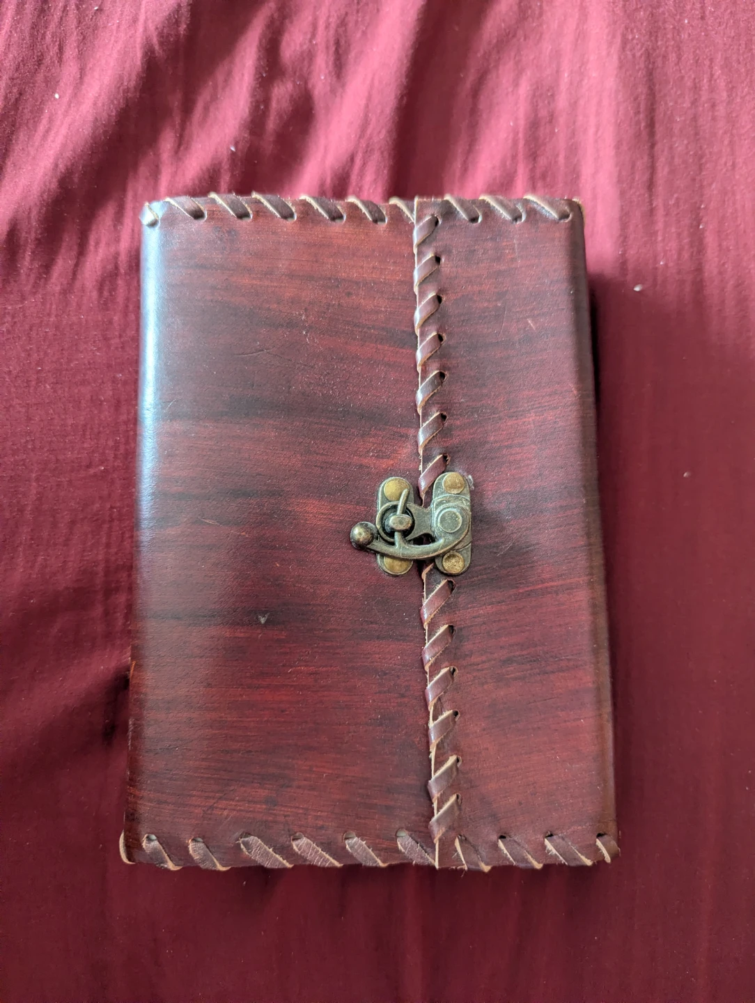 Leather Bound Journal with Clasp