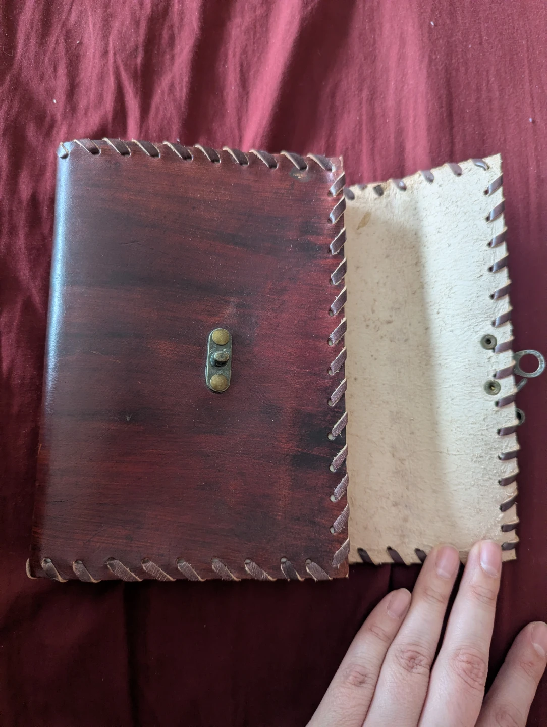Leather Bound Journal with Clasp - photo 3
