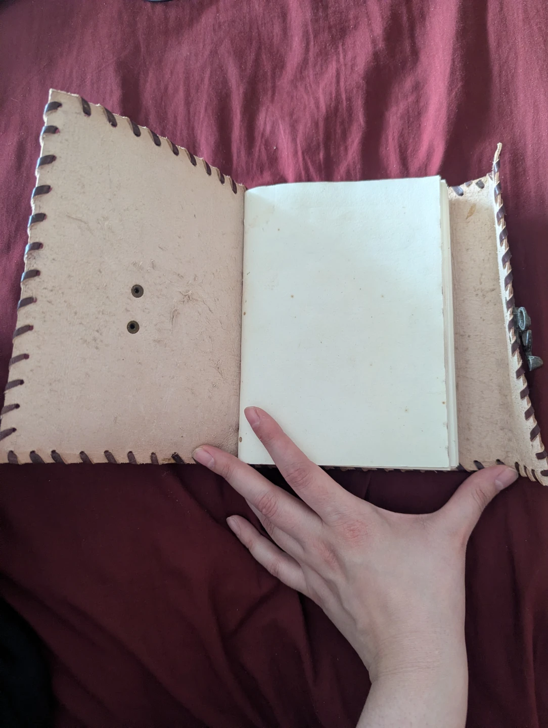 Leather Bound Journal with Clasp - photo 4
