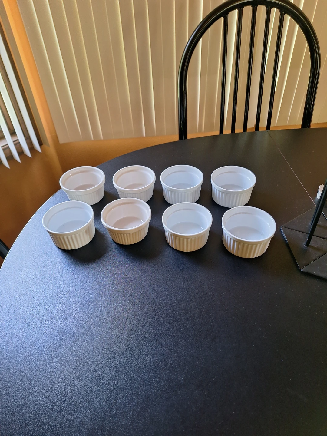 Set of 8 White Ramekins