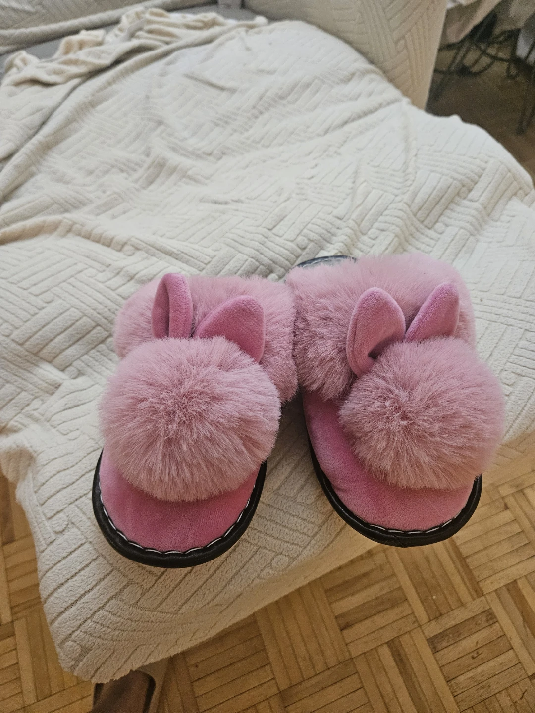 Pink Bunny Slippers - photo 2