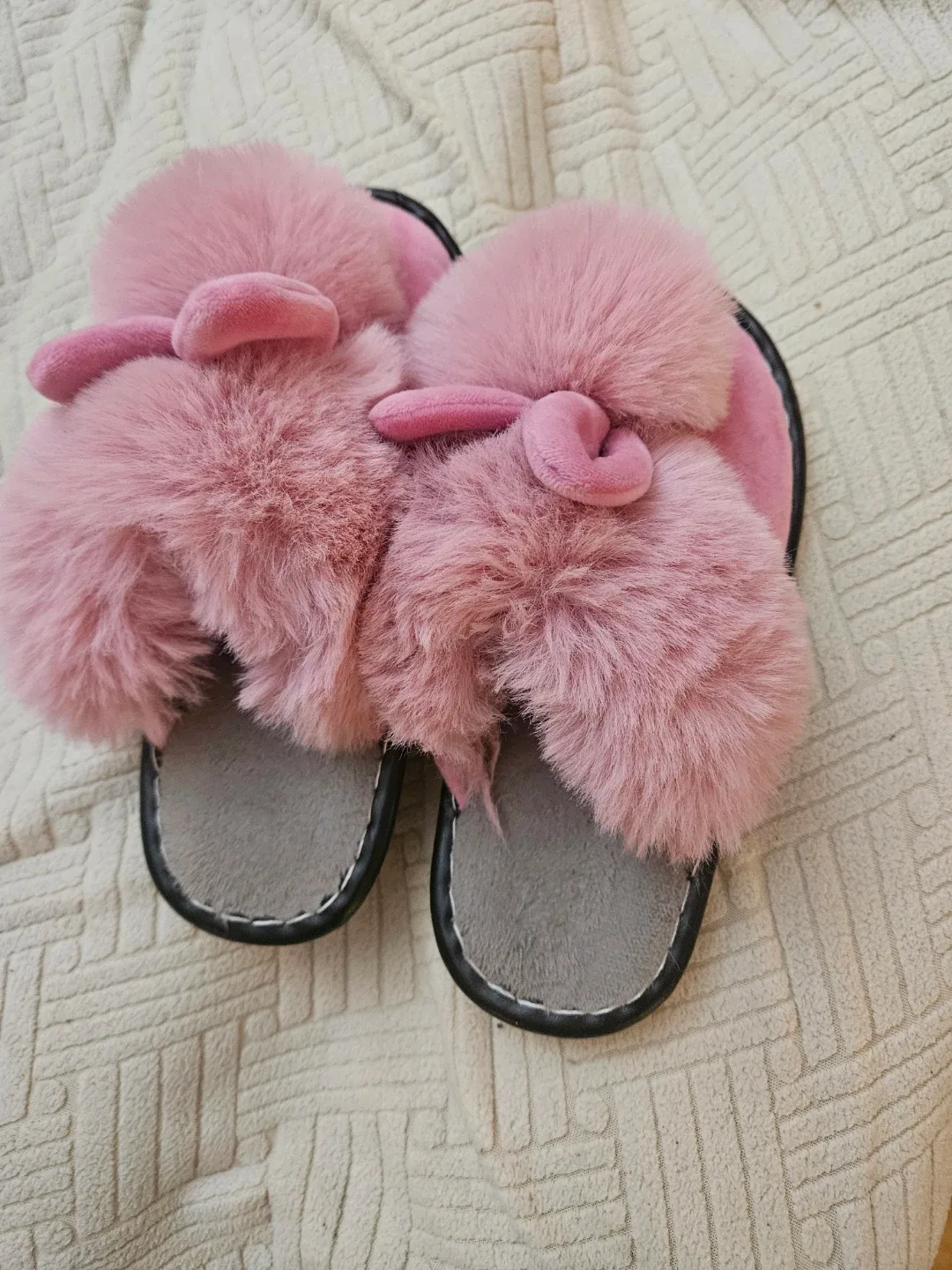 Pink Bunny Slippers - photo 3