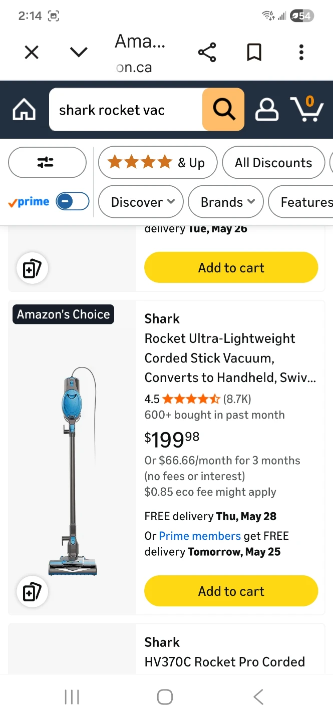 Shark Rocket HV300 Corded light weight vaccum - photo 2