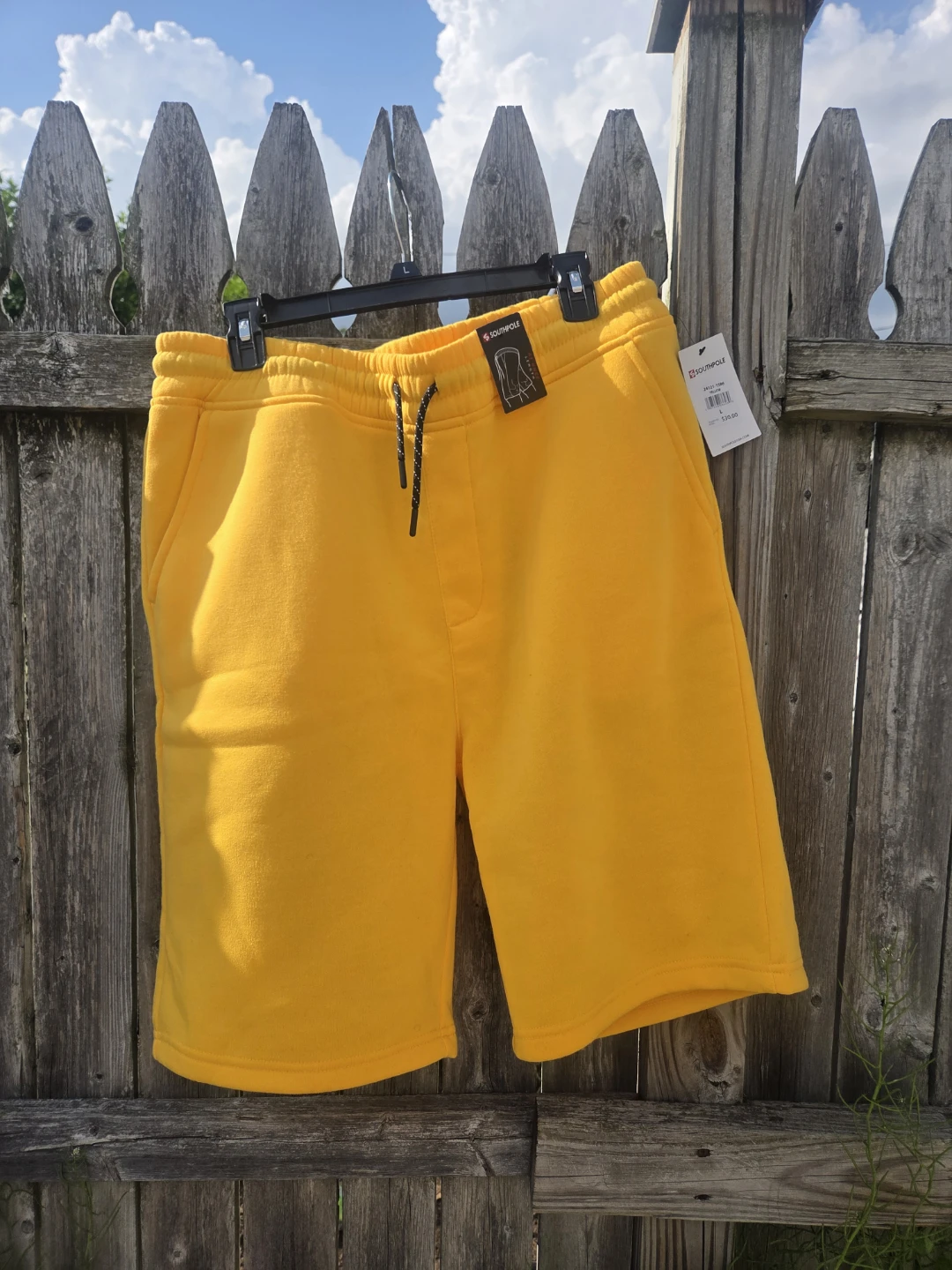 Southpole Yellow Sweat Shorts Size L