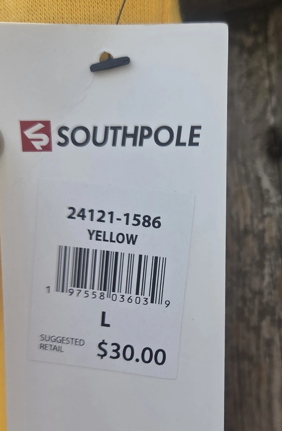Southpole Yellow Sweat Shorts Size L - photo 4